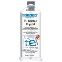 Picture of Weicon Pu Crystal Easy Mix Polyurethane Adhesive, 50 Ml