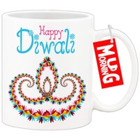 Picture of Mug Morning Diwali Mugs, Happy Diwali Coffee Mugs, Design 8