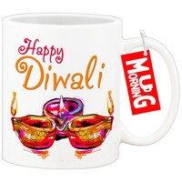 Picture of Mug Morning Diwali Mugs, Happy Diwali Coffee Mugs, Design 1