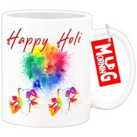 Picture of Mug Morning Happy Holi Mugs, Design 2