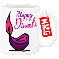 Picture of Mug Morning Diwali Mugs, Happy Diwali Coffee Mugs, Design 3