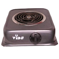 Picture of VIDS Open Coil Electric Stove, Dark Grey, 1250W, VIDS1250W
