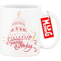Picture of Mug Morning Happy Birthday Coffee Mug, Design 8