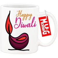 Picture of Mug Morning Diwali Mugs, Happy Diwali Coffee Mugs, Design 4