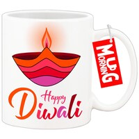 Picture of Mug Morning Diwali Mugs, Happy Diwali Coffee Mugs, Design 16
