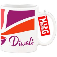 Picture of Mug Morning Diwali Mugs, Happy Diwali Coffee Mugs, Design 12