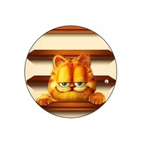 Picture of BP Garfield Printed Round Pin Badge, Large