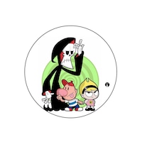 Picture of BP Grim Adventures Of Billy & Mandy Printed Pin