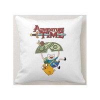 Picture of 1st Piece Adventure Time Printed Decorative Pillow, White, 40 x 40cm