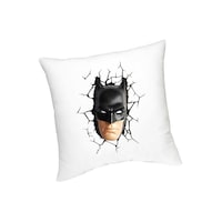 Picture of Fm Styles Batman Face Break Through Printed Cushion, 45 x 45cm