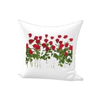 Picture of REGAL IN HOUSE Rose Garden Printed Cotton Cushion, 45 x 45cm