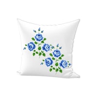 Picture of REGAL IN HOUSE Flower Garden Printed Cotton Cushion, 45 x 45cm