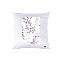 Picture of RKN Mistletoe Printed Polyester Pillow, White, 40 x 40cm