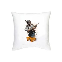 Picture of RKN PUBG Crates Printed Decorative Cushion, 16 x 16inch