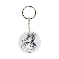 Picture of BP A Wolf Printed Keychain, 30mm
