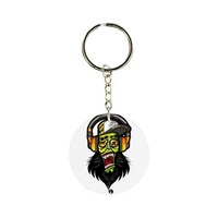 Picture of BP A Zombie Printed Plastic Keychain, 30mm