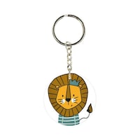 Picture of BP Cartoon Lion Printed Double Sided Keychain