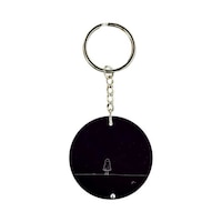 Picture of BP Cartoon Printed Double Sided Keychain, Black, 30mm