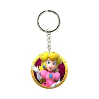 Picture of BP Cartoon Princess Printed Double Sided Keychain, 30mm