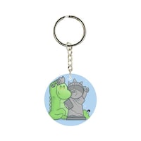 Picture of BP Cartoon Printed Double Sided Round Keychain