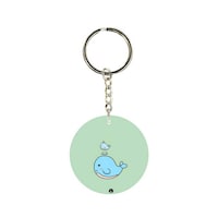 Picture of BP Cartoon Whale Themed Single Sided Keychain, 30mm