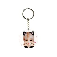 Picture of BP Cat Girl Printed Dual Sided Keychain, 30mm