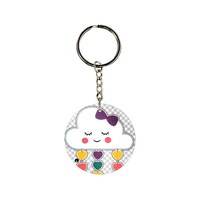 Picture of BP Cloud Printed keychain, Multicolour