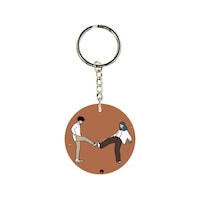 Picture of BP Couple Printed Keychain, Multicolour
