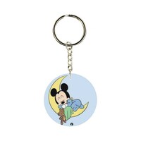 BP Double Sided Mickey Printed Keychain, 30mm