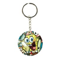 Picture of BP Double Sided Sponge Bob Printed Keychain, 30mm