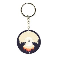 Picture of BP Double Sided Wolves Printed Keychain, 30mm