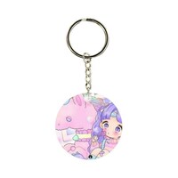 Picture of BP Girl & Unicorn Printed Double Sided Keychain, 30mm