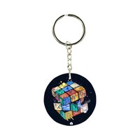 Picture of BP Rubik's Cube Printed Keychain, 30mm