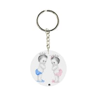 Picture of BP Single Sided Baby Printed Keychain, 30mm