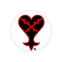 Picture of BP Kingdom Hearts Printed Mouse Pad, Red & Black, 8.63 x 7.04inch