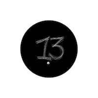 Picture of BP Number 13 Printed Mouse Pad, Black & White, 8.63 x 7.04inch