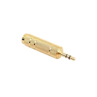 RKN Electronics Stereo Audio Adapter Headphone Jack, Gold