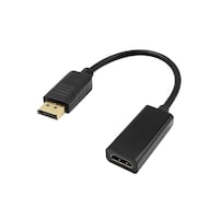 RKN Electronics Displayport Male To HDMI Female Adapter Cable Black