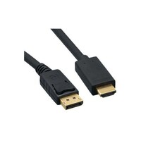 RKN Electronics Displayport Male To HDMI Male Cable, 3meter, Black