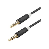 Picture of RKN 3.5mm Car Aux Male to Male Audio Cable, 1m, Black