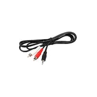 Picture of RKN 3.5mm Male to 2 Rca Male Stereo Audio Cable, 1m, Black & Red & White