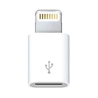 Picture of RKN Electronics Lightning Pin to Micro USB Adapter for iPhone 5, White, 1m