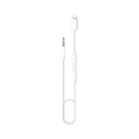 Picture of RKN Electronics Lightning to Headphone Adapter for iPhone, White, 1m, 3.5mm