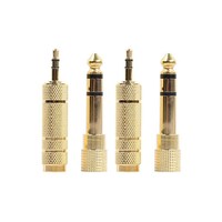Picture of RKN 6.35mm Male To 3.5mm Female & 3.5mm Male To 6.35mm Female Adapter, 4Pcs