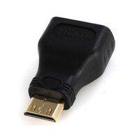 Picture of RKN Gold Plated Mini HDMI Male To HDMI Female Converter Adapter, Black