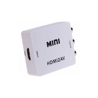 Picture of RKN Electronics Mini HDMI To AV Adapter Converter, White