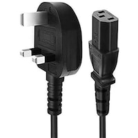 Picture of RKN Electronics 3-Pin Power Cable For Computer, Black