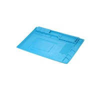 RKN Heat Insulation Silicone Pad, Blue, 45 x 30cm