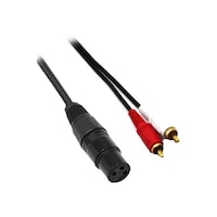 Picture of RKN Electronics Female To 2 RCA Male Cable, 30cm