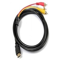 Picture of RKN Electronics Male To 3 RCA Female Adapter Cable, 1.5m